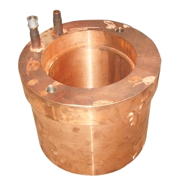 Flash furnace Point check hole copper water sleeve