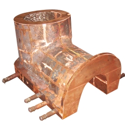 Flash furnace barrel-tail chute